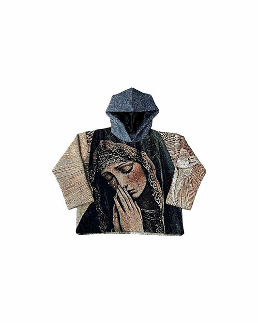 MOTHER MARY FULL TAPESTRY HOODIE