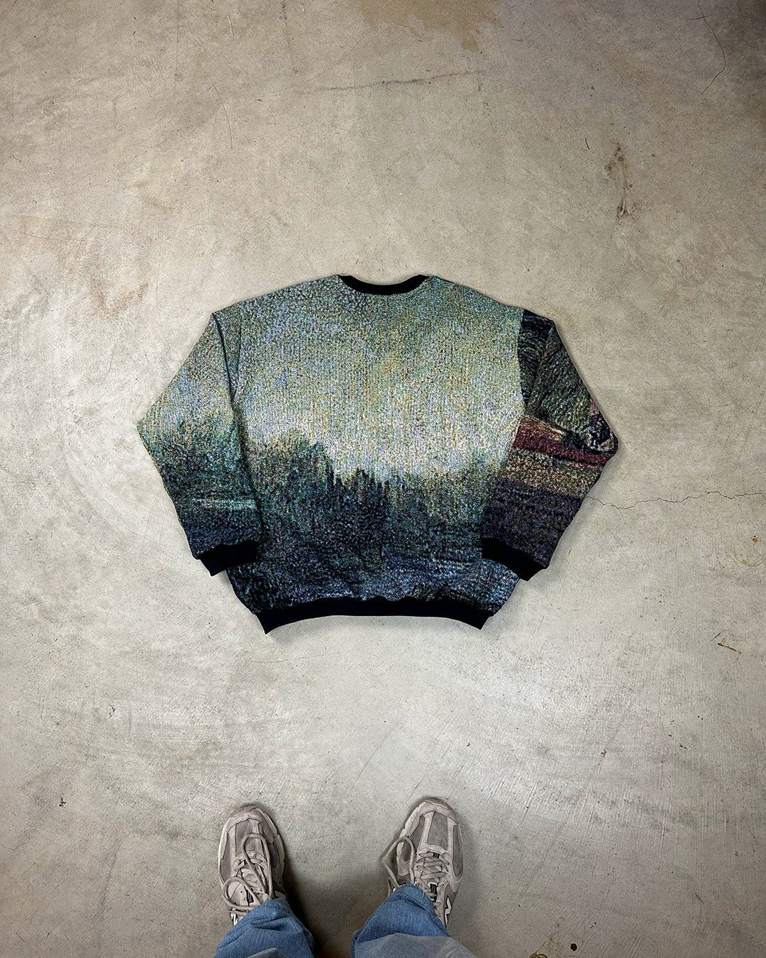 MONA LISA TAPESTRY CREWNECK