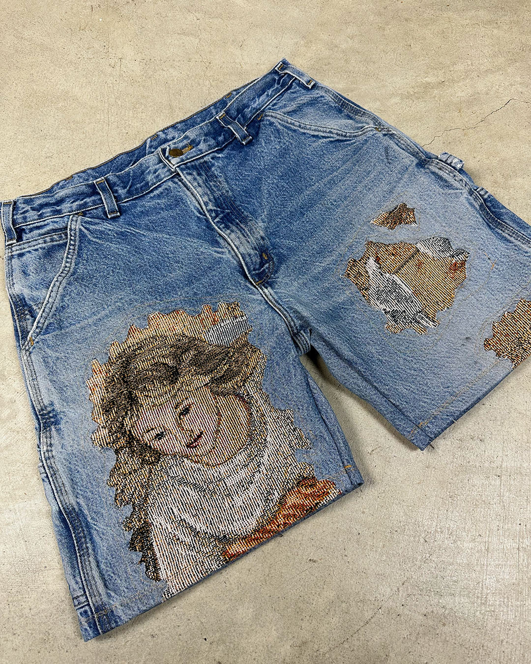 REWORKED ANGEL JEAN SHORTS