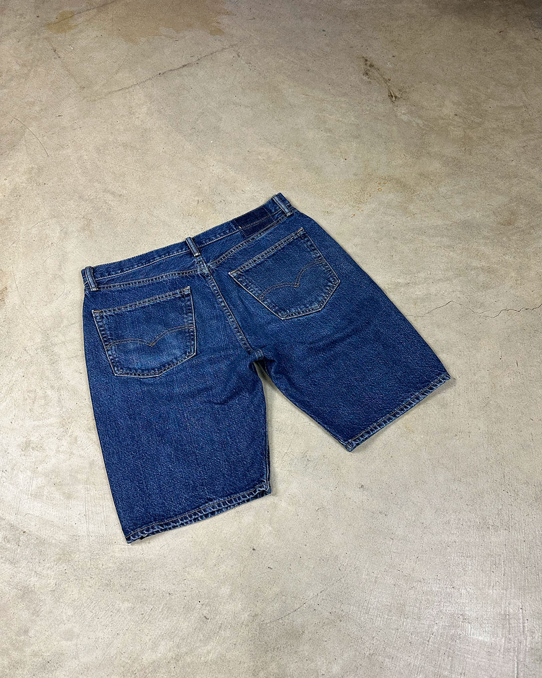 REWORKED FINE CHINA JEAN SHORTS