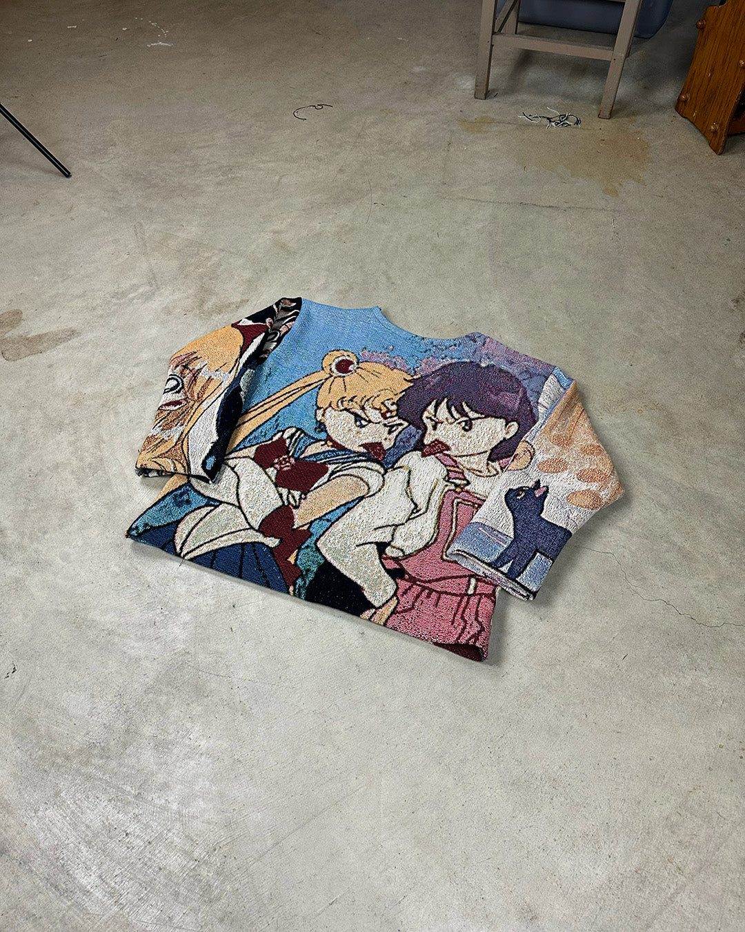 SAILOR MOON TAPESTRY CREWNECK
