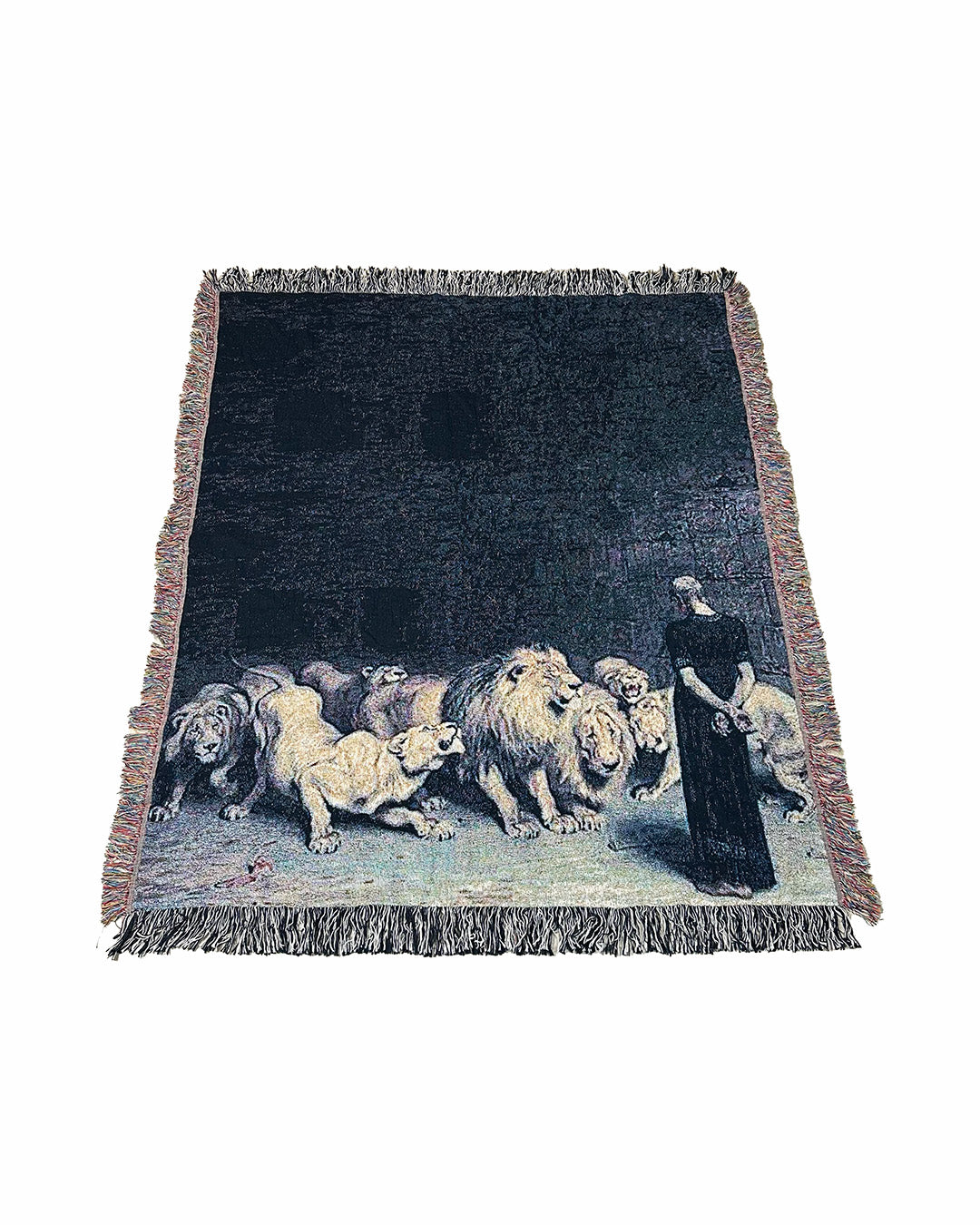 DANIEL IN THE LION'S DEN TAPESTRY BLANKET