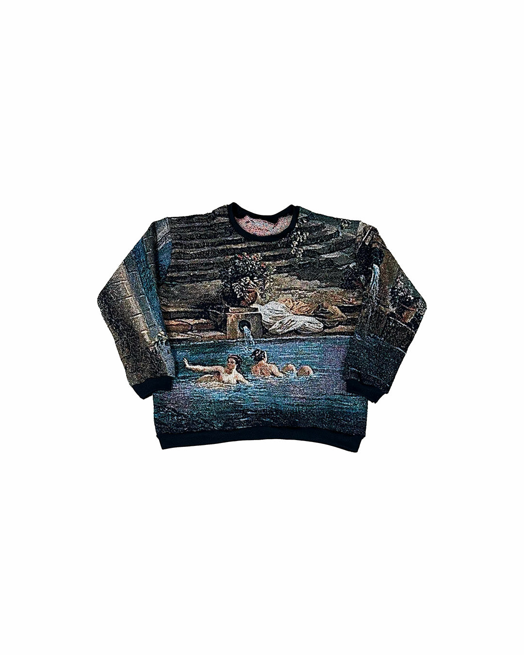 BATHING POOLS TAPESTRY CREWNECK