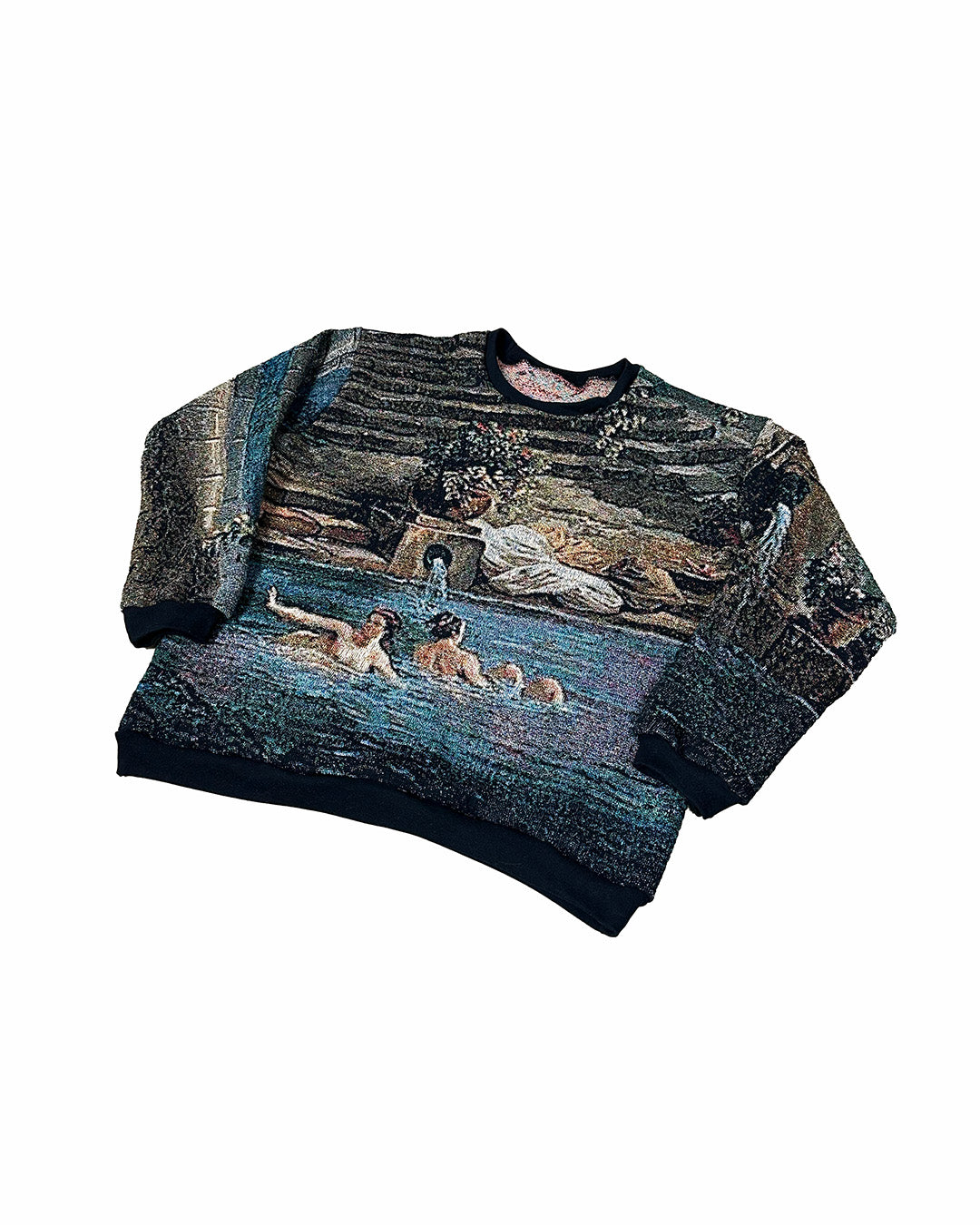 BATHING POOLS TAPESTRY CREWNECK