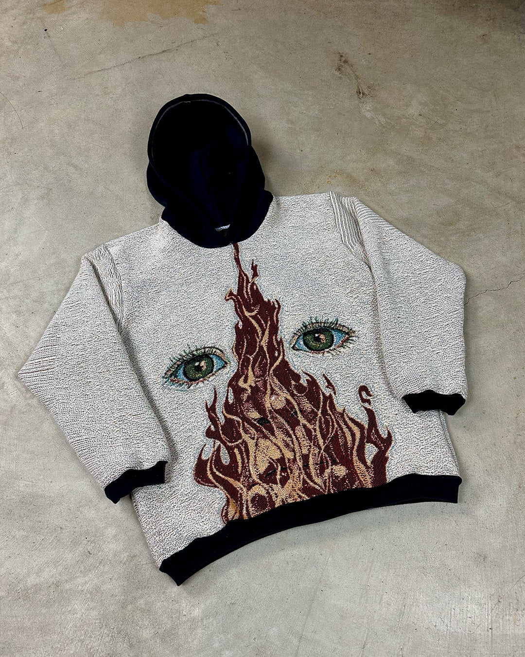 THROUGH THE FIRE TAPESTRY HOODIE