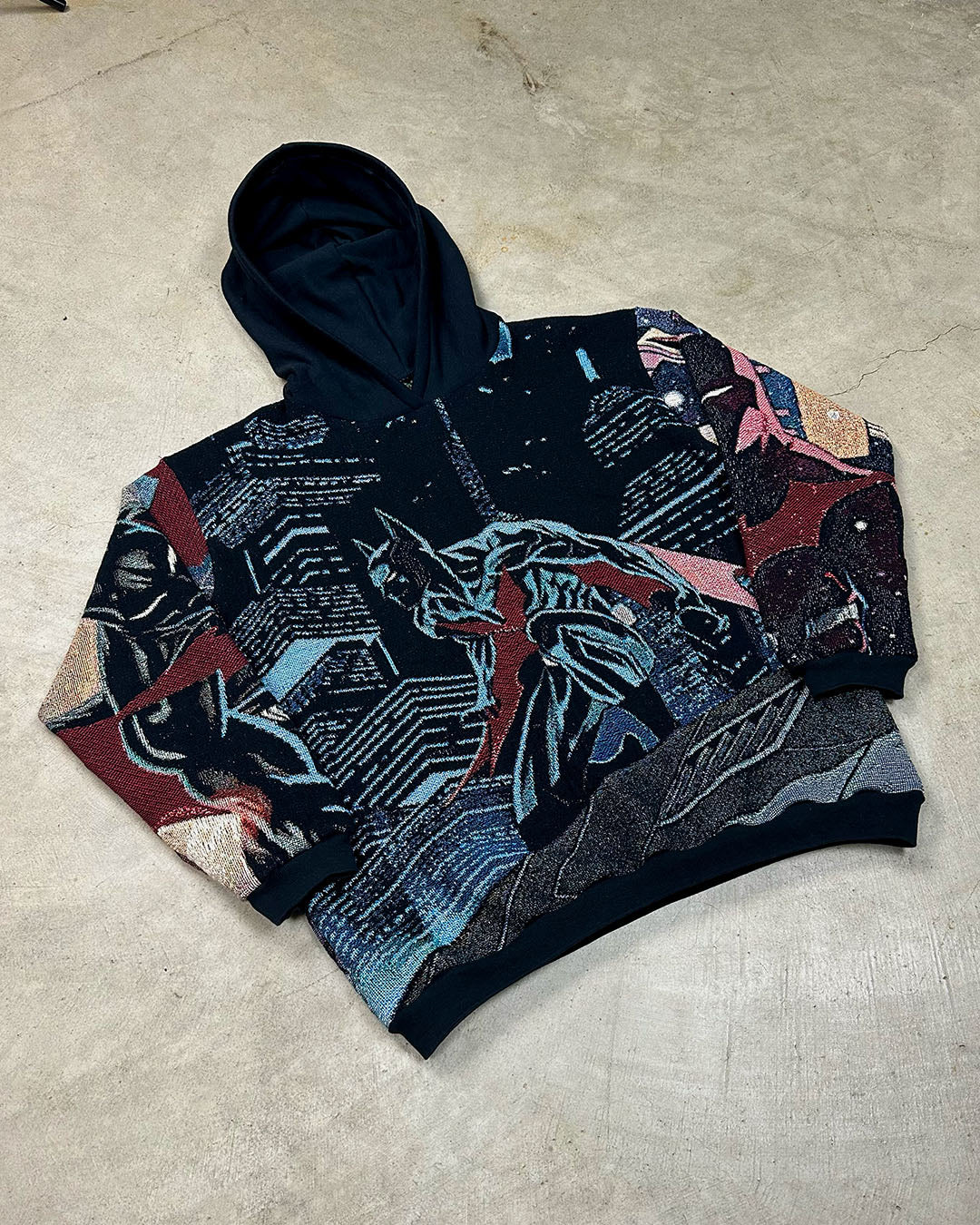 BATMAN BEYOND TAPESTRY HOODIE