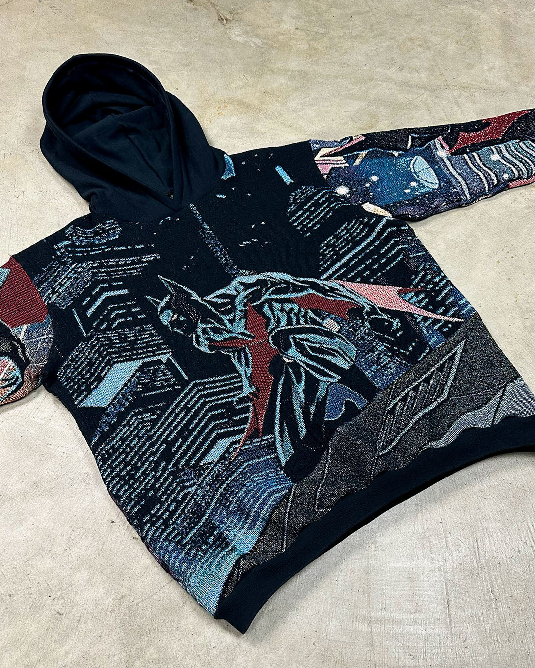 BATMAN BEYOND TAPESTRY HOODIE