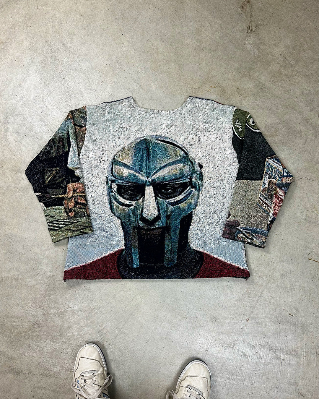 MF DOOM TAPESTRY CREWNECK