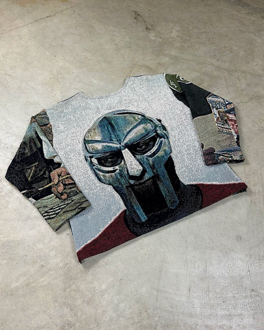 MF DOOM TAPESTRY CREWNECK