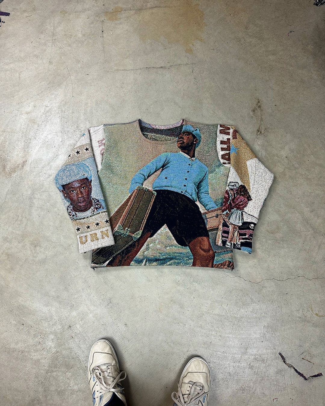 CALL ME IF YOU GET LOST TAPESTRY CREWNECK