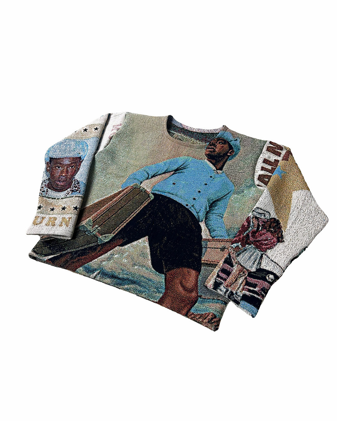 CALL ME IF YOU GET LOST TAPESTRY CREWNECK