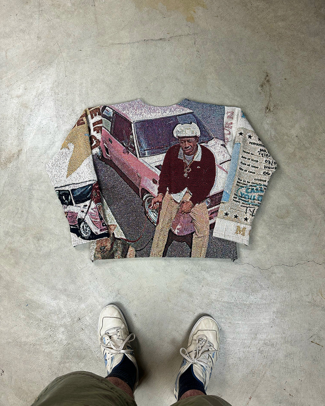 CALL ME IF YOU GET LOST TAPESTRY CREWNECK