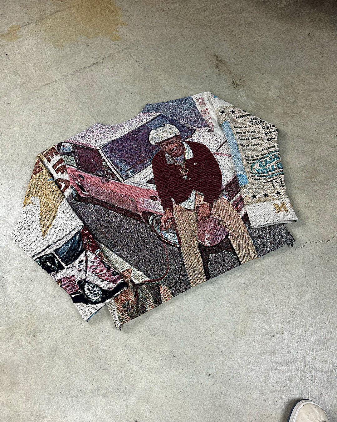 CALL ME IF YOU GET LOST TAPESTRY CREWNECK