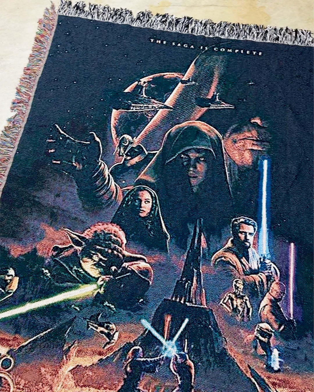 REVENGE OF THE SITH TAPESTRY BLANKET