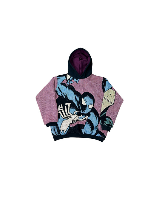 SYMBIOTE SPIDERMAN TAPESTRY HOODIE