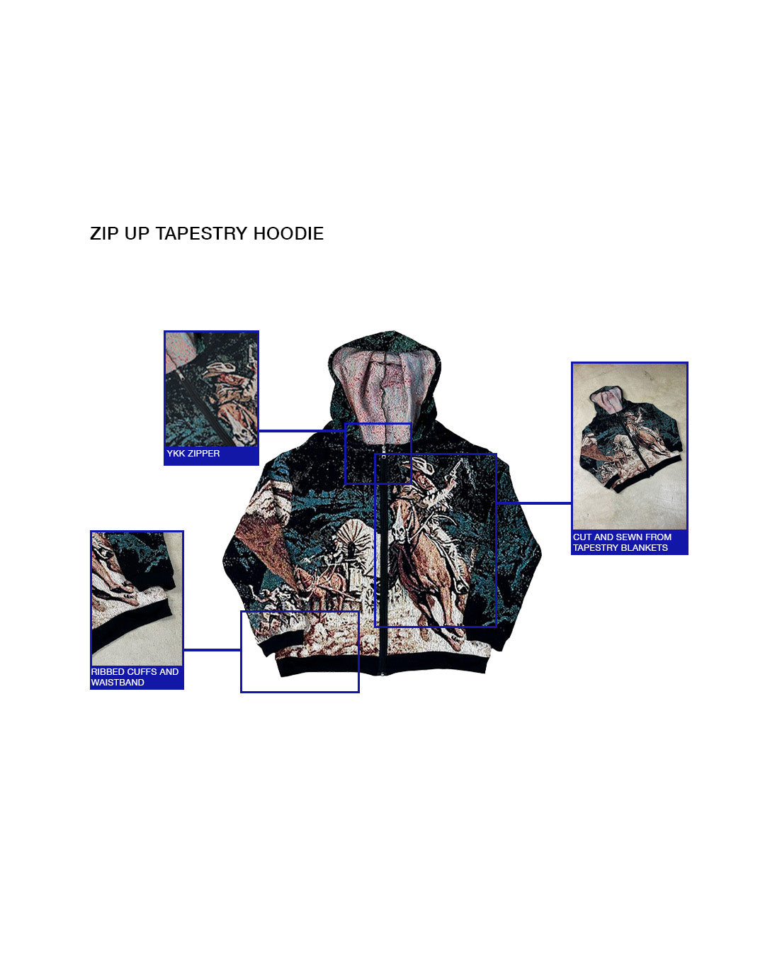 CUSTOM TAPESTRY HOODIE