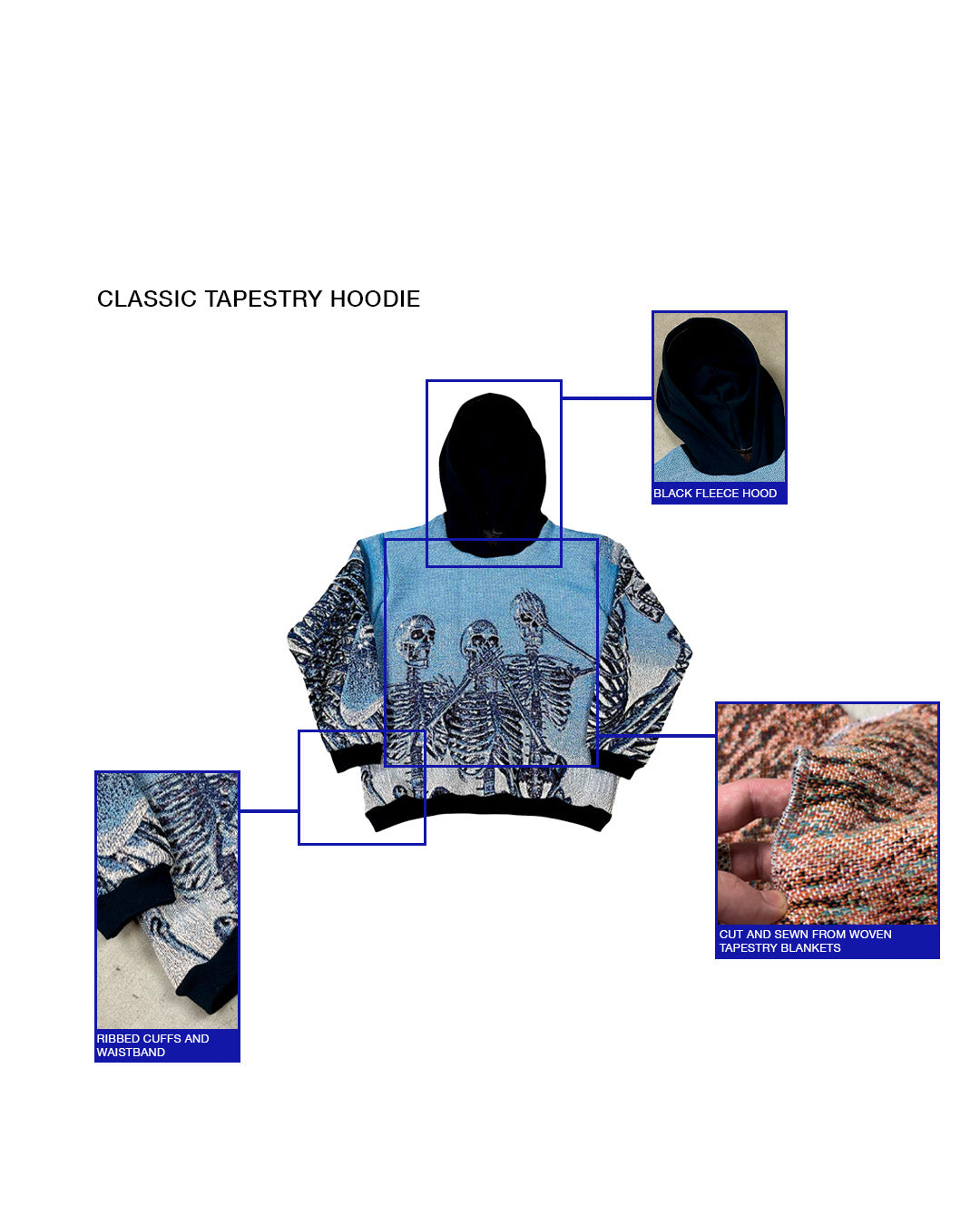CUSTOM TAPESTRY HOODIE