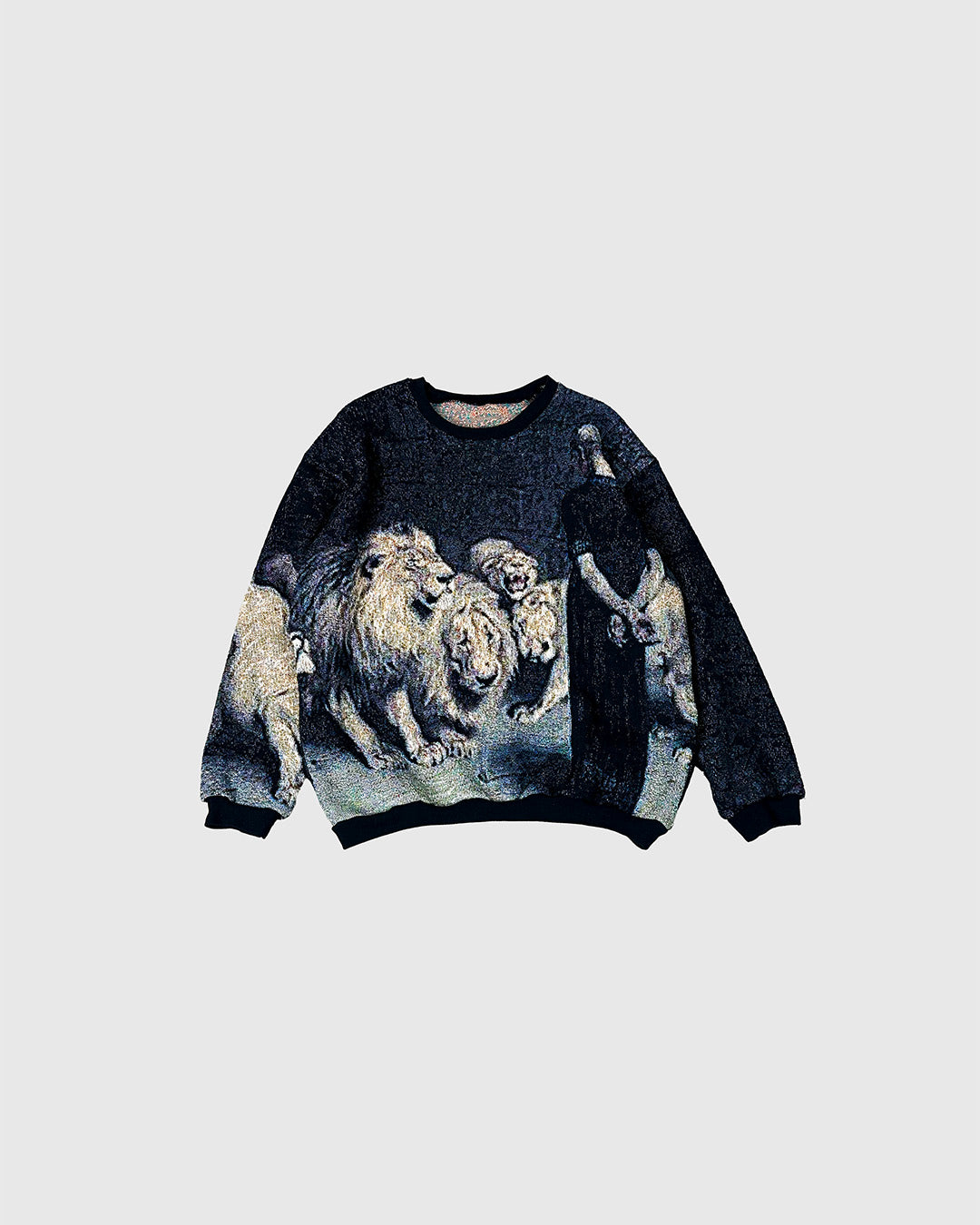 DANIEL IN THE LION'S DEN TAPESTRY CREWNECK (READY TO WEAR)