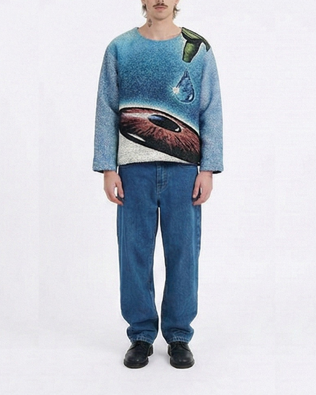 EYE EXAM TAPESTRY CREWNECK (READY TO WEAR)