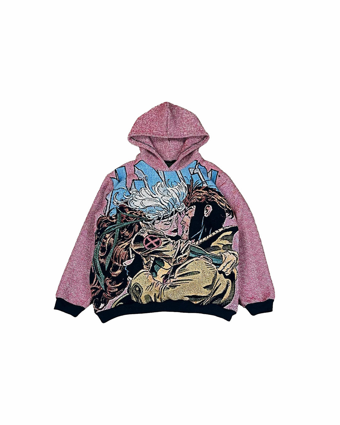 GAMBIT X ROGUE FULL TAPESTRY HOODIE (PRE ORDER)