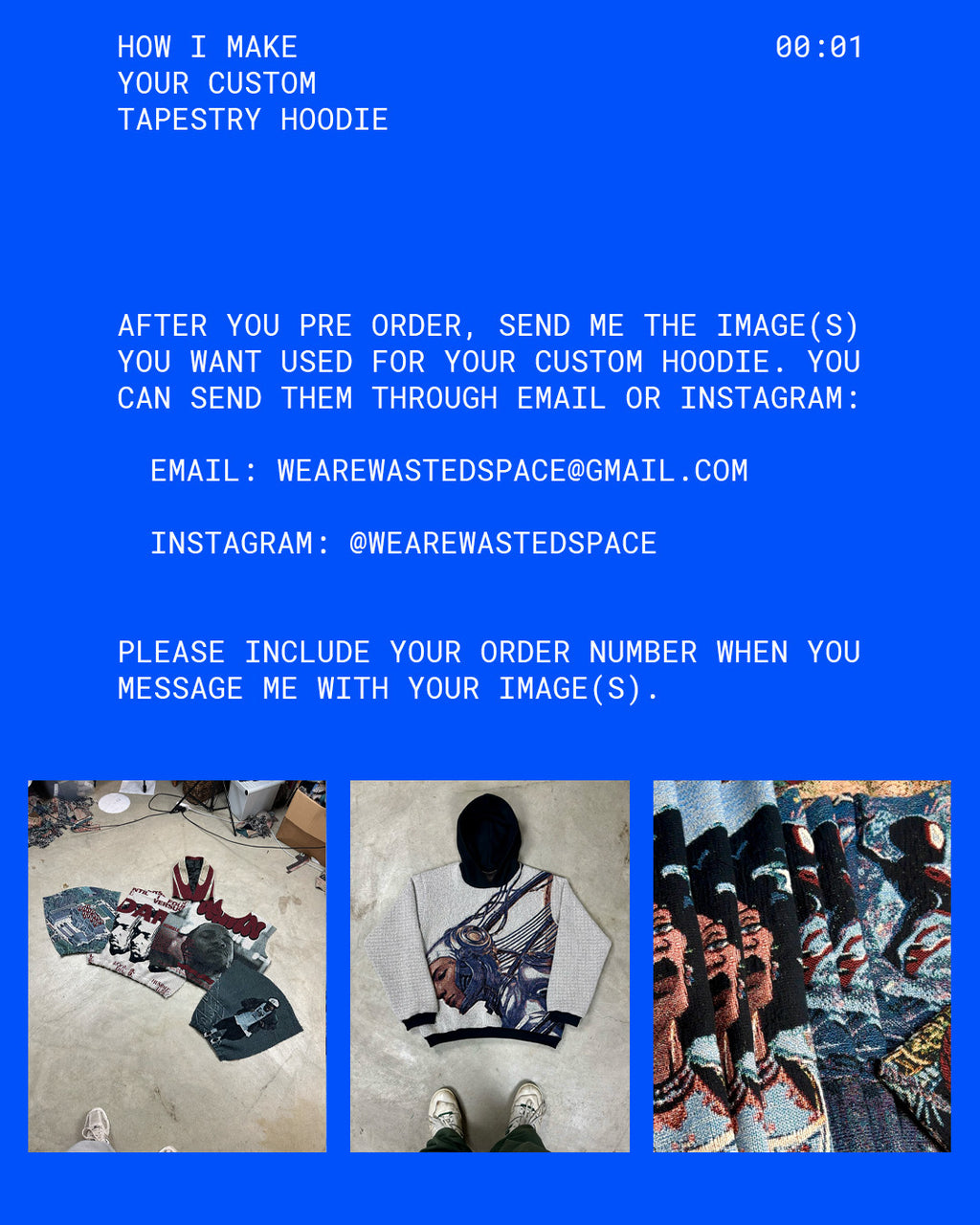 CUSTOM TAPESTRY HOODIE