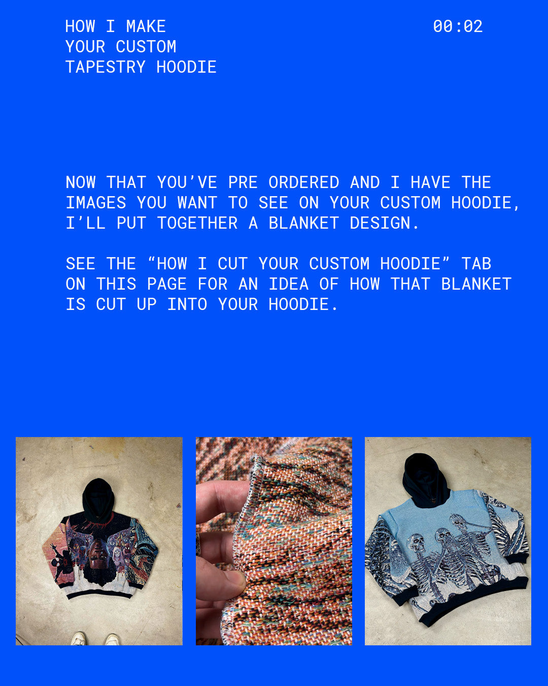 CUSTOM TAPESTRY HOODIE