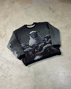WOLF IN SHEEP’S CLOTHES TAPESTRY CREWNECK (READY TO WEAR)