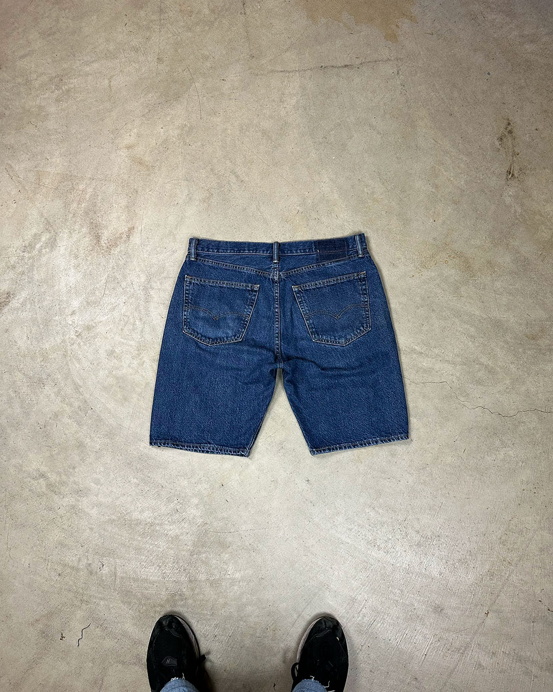 REWORKED FINE CHINA JEAN SHORTS
