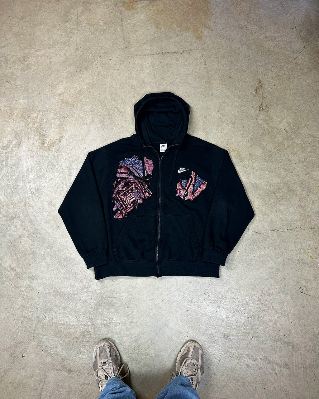 REWORKED GALACTUS NIKE ZIP UP HOODIE
