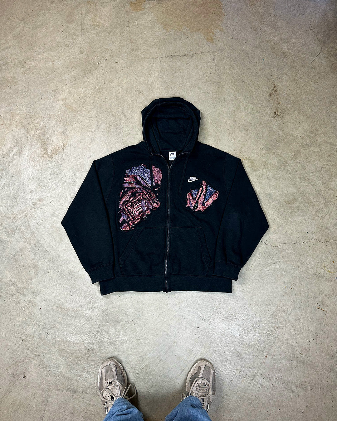 REWORKED GALACTUS NIKE ZIP UP HOODIE