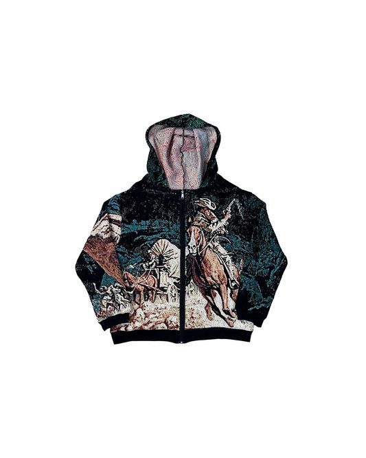 WESTERN TAPESTRY ZIP UP