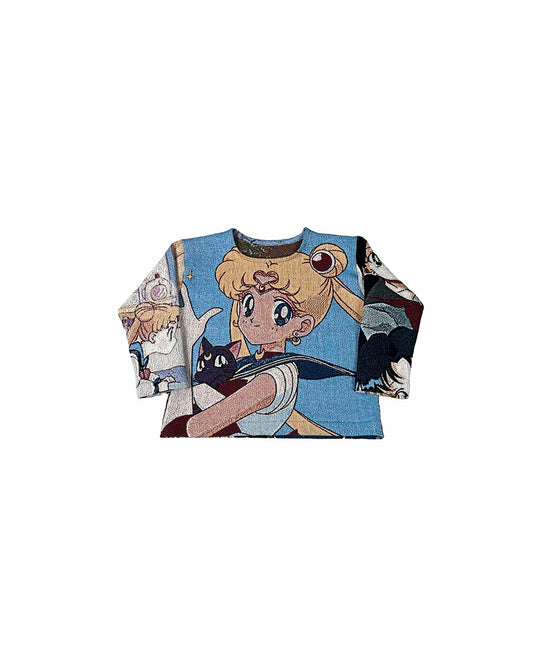 SAILOR MOON TAPESTRY CREWNECK