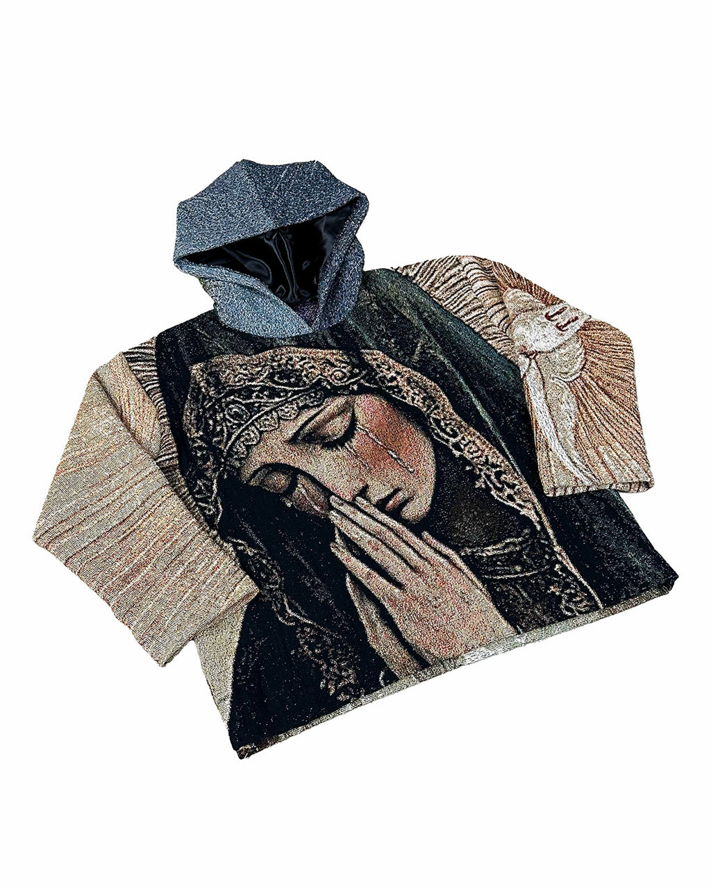 MOTHER MARY FULL TAPESTRY HOODIE (READY TO WEAR)