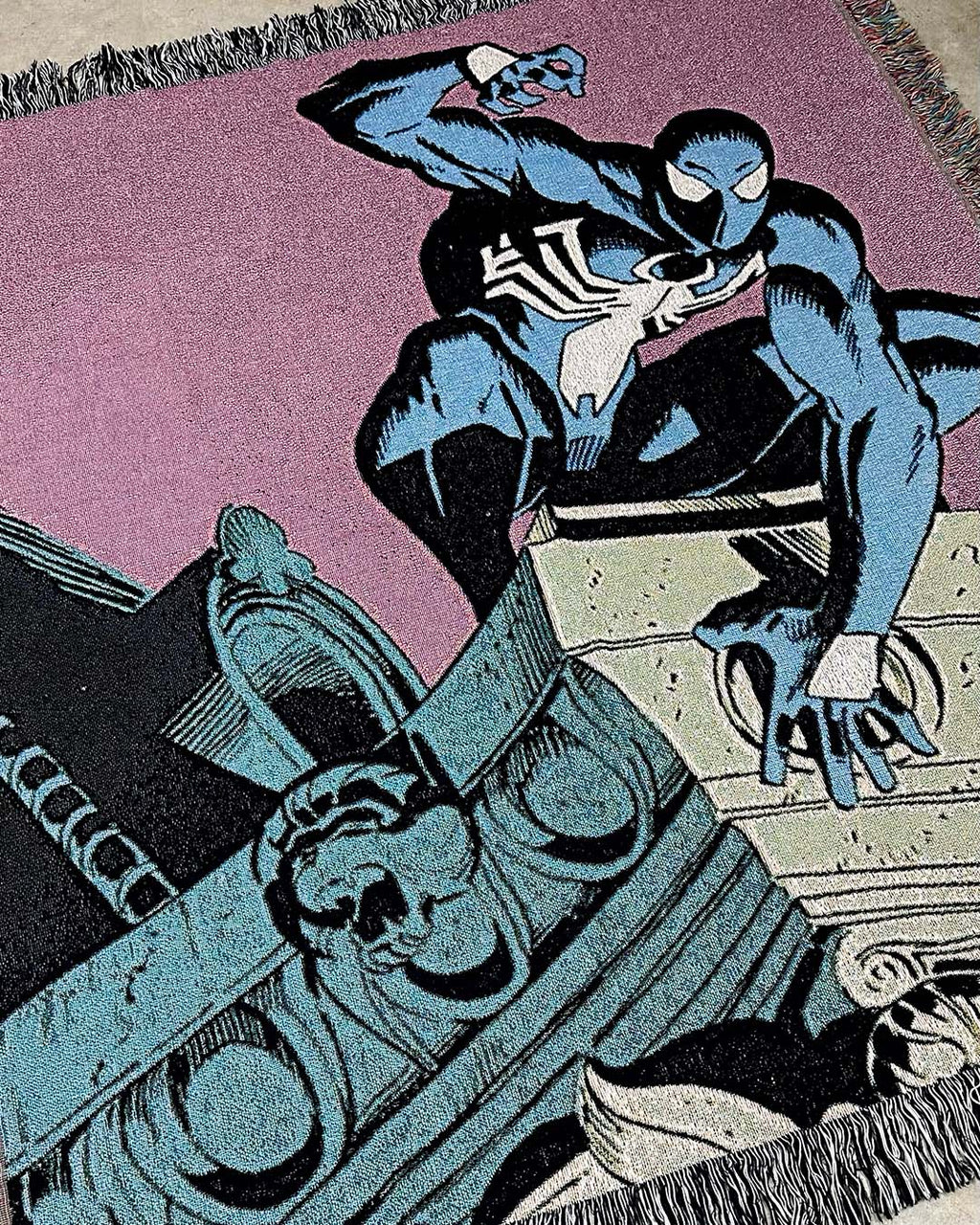 SYMBIOTE SPIDER MAN TAPESTRY BLANKET