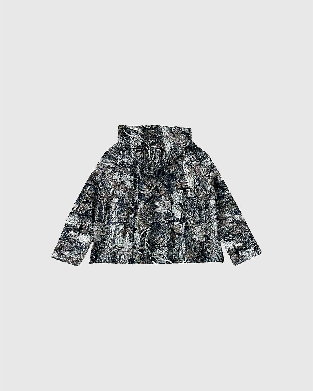 CAMO ZIP UP TAPESTRY HOODIE (READY TO WEAR)