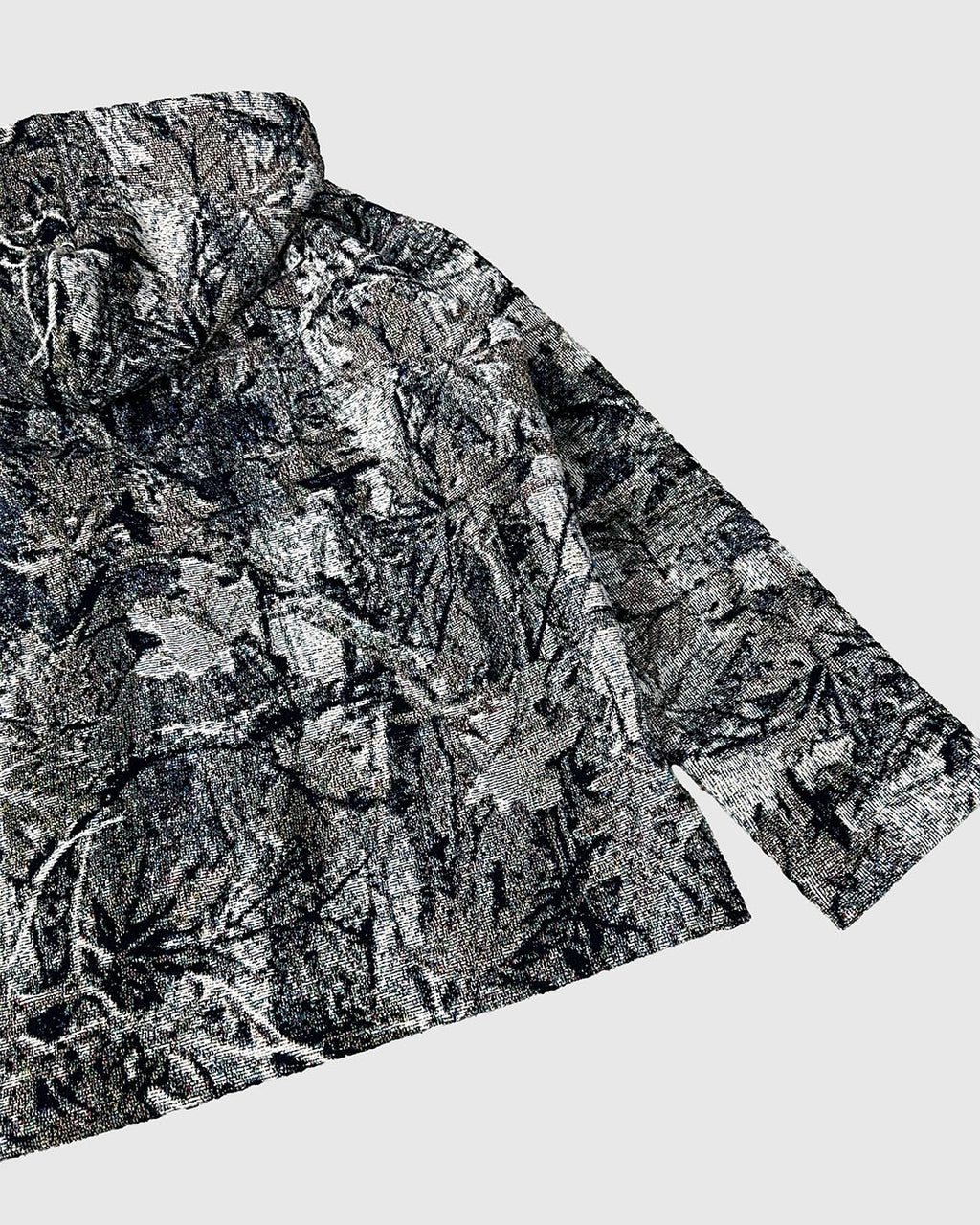 CAMO ZIP UP TAPESTRY HOODIE (READY TO WEAR)