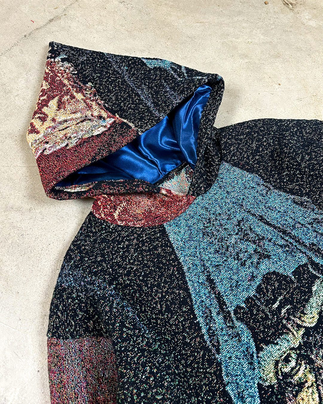 WIZARD FULL TAPESTRY HOODIE (READY TO WEAR)