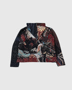 WIZARD FULL TAPESTRY HOODIE (READY TO WEAR)