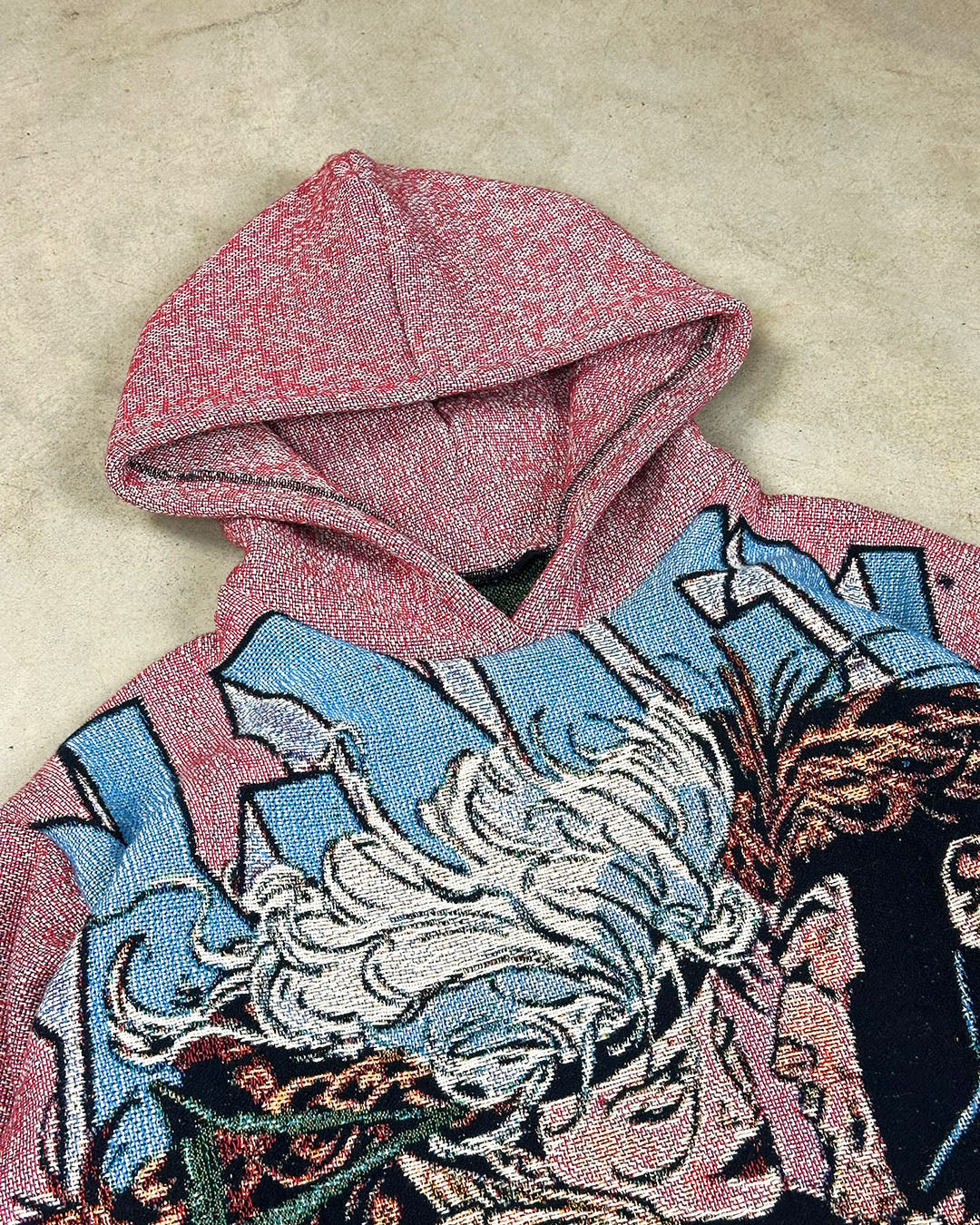 GAMBIT X ROGUE FULL TAPESTRY HOODIE (READY TO WEAR)