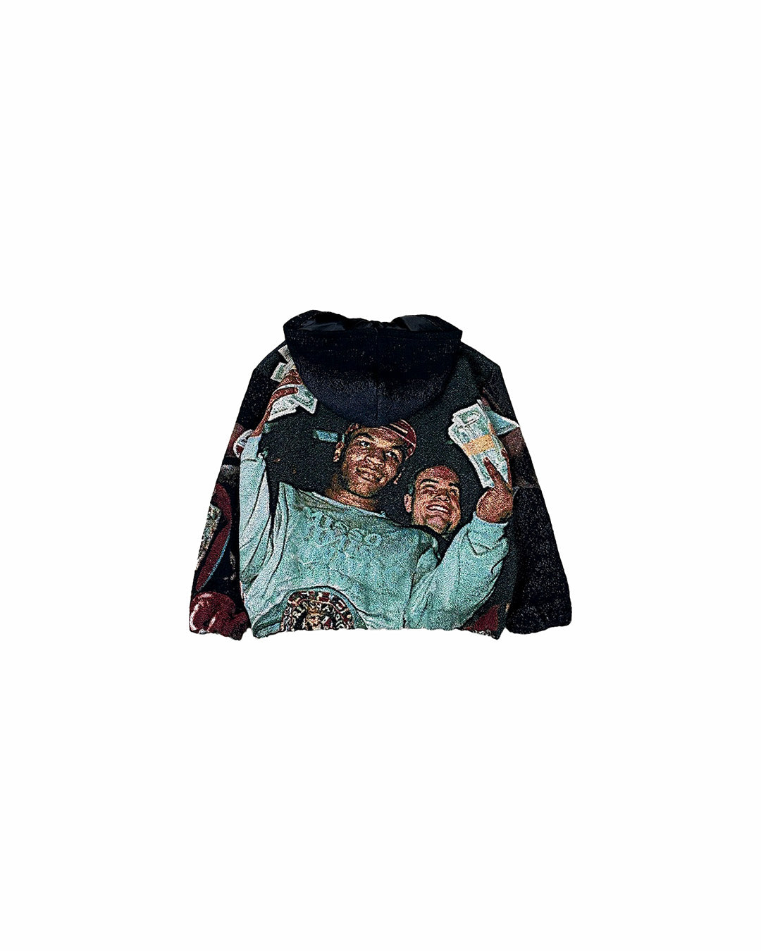 MUHAMMAD ALI X MIKE TYSON TAPESTRY HOODIE (PRE ORDER)