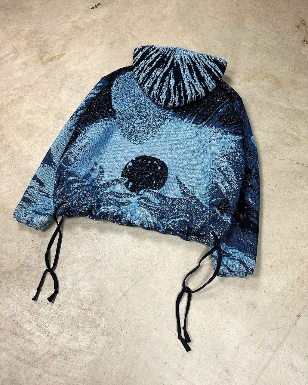 FACES FULL TAPESTRY HOODIE (READY TO WEAR)