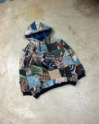 SCRAP SQUARES TAPESTRY HOODIE (READY TO WEAR)