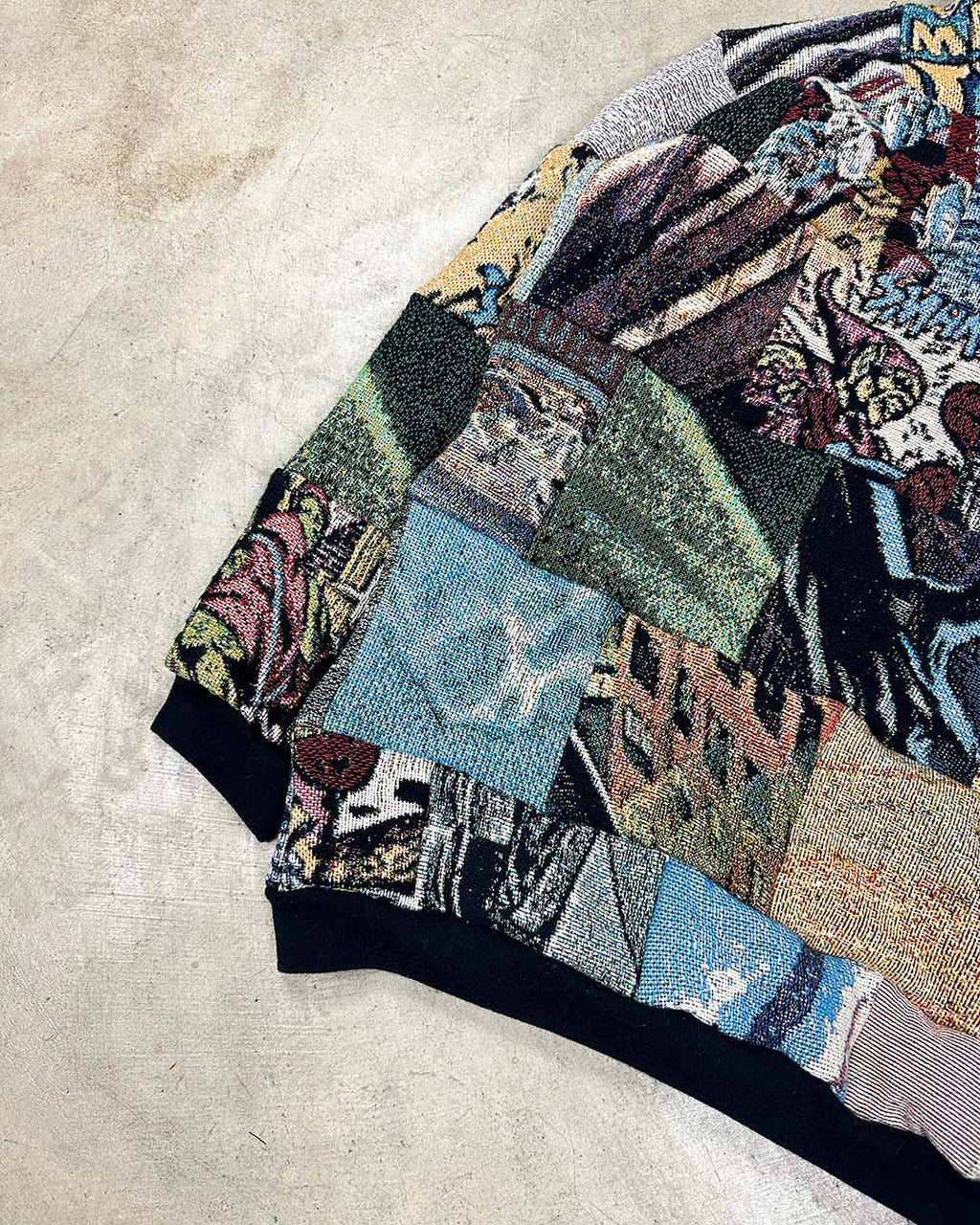 SCRAP SQUARES TAPESTRY HOODIE (READY TO WEAR)