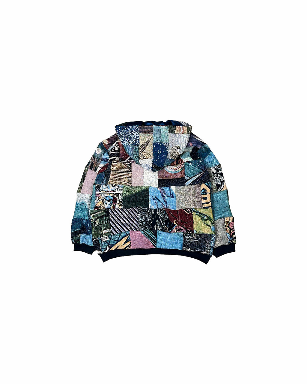 SCRAP SQUARES TAPESTRY HOODIE (READY TO WEAR)