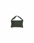 GREEN LEOPARD TAPESTRY BAG