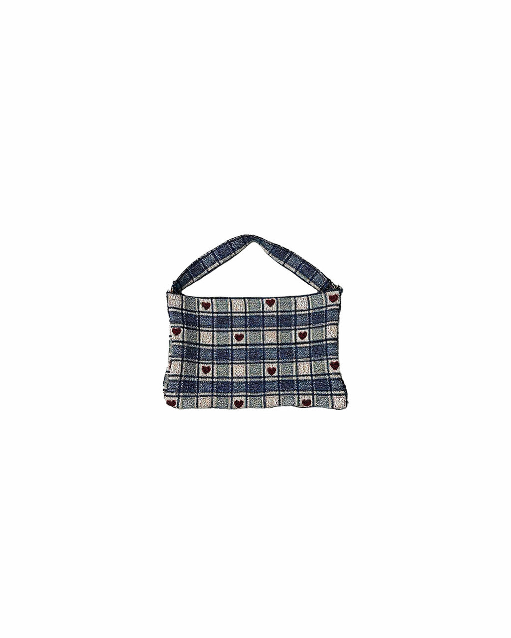 FLANNEL HEARTS TAPESTRY BAG