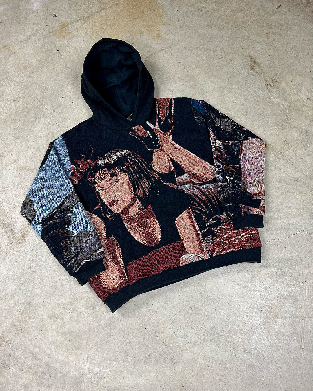 PULP FICTION TAPESTRY HOODIE