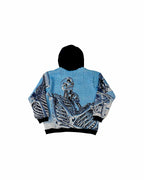 SKELETON TRIPLETS TAPESTRY HOODIE (PRE ORDER)