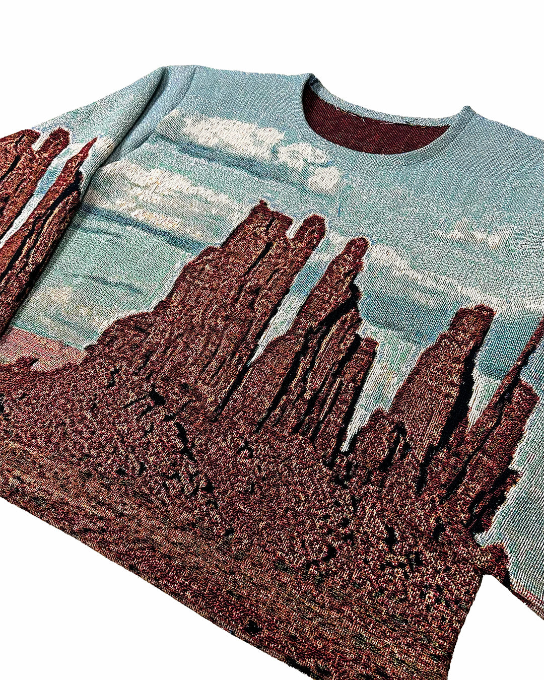MONUMENT VALLEY TAPESTRY CREWNECK