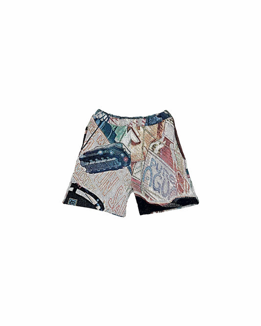 RETRO FUTURE TAPESTRY SHORTS | ONE OF ONE